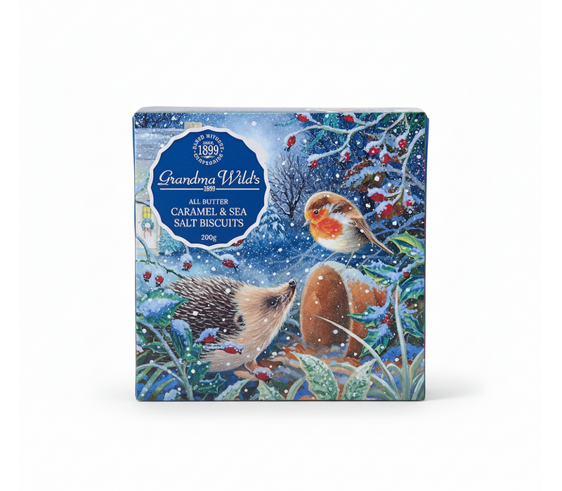 Caramel & Seasalt Biscuits - Hedgehog & Robin 200 g