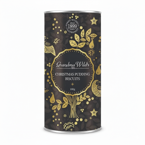 Christmas Pudding Biscuits - Black 100 g 