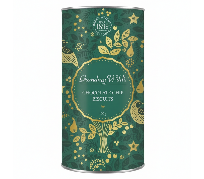 Chocolate Chip Biscuits - Green 100 g