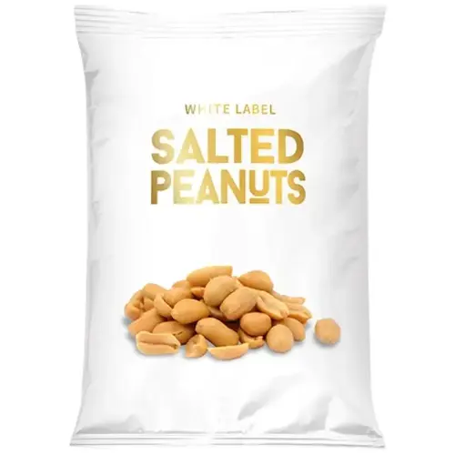 Cacahuètes salées en sachet - Blanc 100 g 