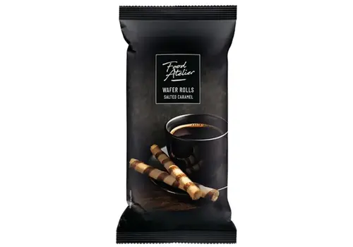 Food Atelier Wafelrolletjes Salted Caramel 120 g