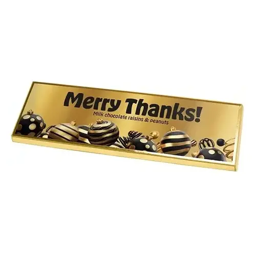 Tablette de chocolat au lait XXL - Merry Thanks 225 g 