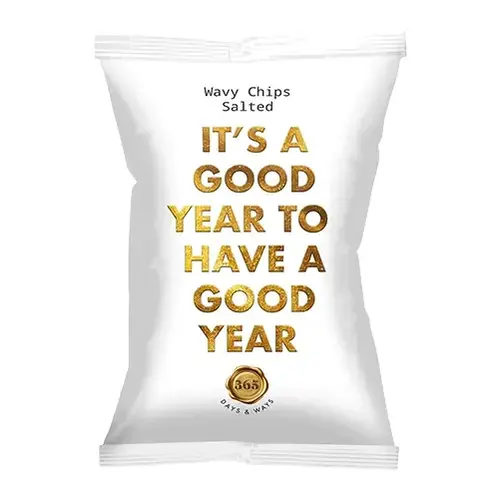 Gerippte Meersalzchips - White 90 g 