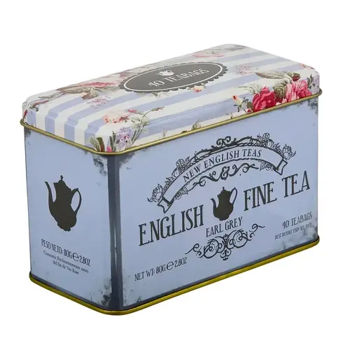 English Fine Tea Earl Grey - Boîte de 40 sachets 