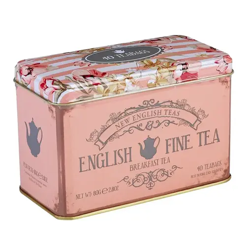 English Fine Tea English Breakfast - Can 40 bags 