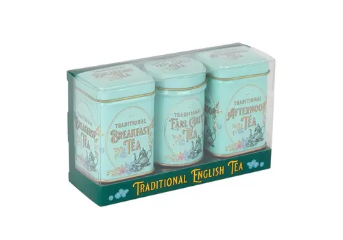 New English Tea Traditional Breakfast Tea - Coffret cadeau 3 x 25 g