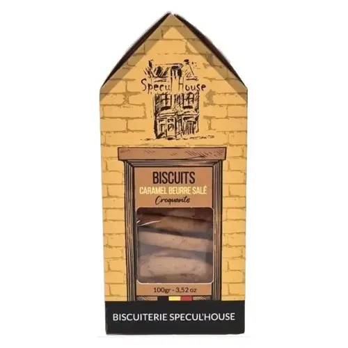 Koekjes Gezouten Karamel - Huisje 100 g 