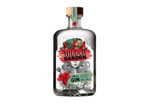 Hidden Garden Flora Gin 70 cl