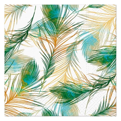 Serviettes Feather composition 33 x 33 cm 