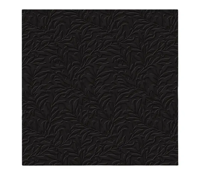 Inspiration floral black napkins 33 x 33 cm