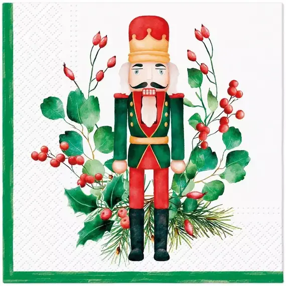 Serviettes En Papier Déco Donkeys 33x33 Cm - Thème Âne, Pour Table Noël, Automne, Fête - Lot De 20