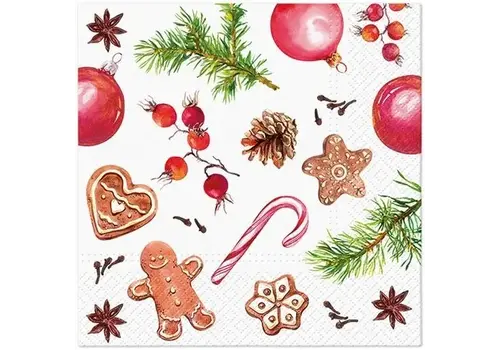 PAW Napkins Homemade sweets 33 x 33 cm