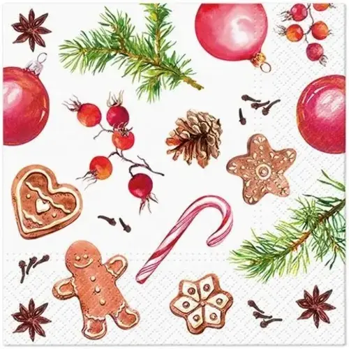 Servietten Homemade sweets 33 x 33 cm 