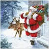 Servietten Santa is coming 33 x 33 cm