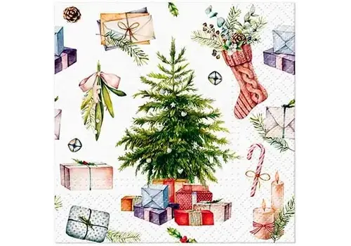 PAW Servietten Christmas at home 25 x 25 cm