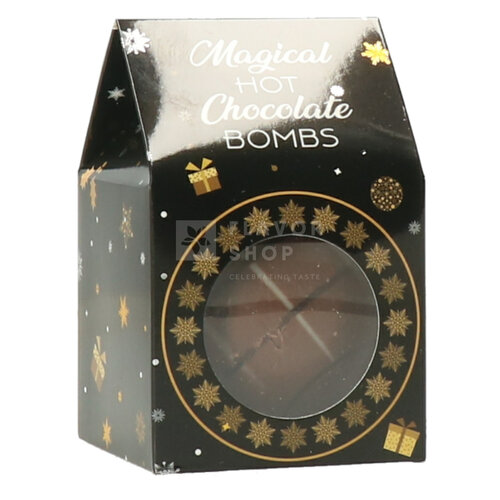 Chocobomb Xmas schwarz schokolade mit Marshmallows, 45 g 