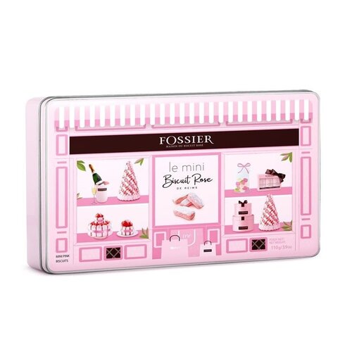 Geschenkdoos Mini Biscuit Rose de Reims - Fossier 110 g 