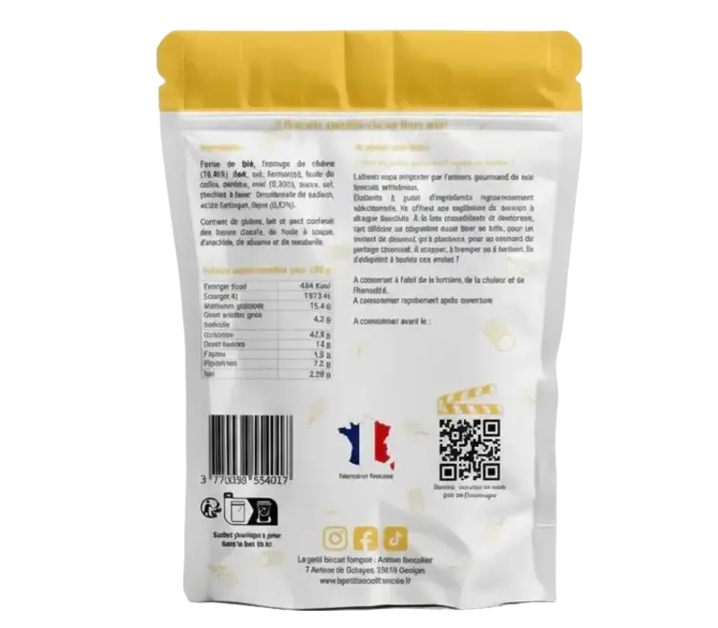 Aperitif biscuits with goat cheese, thyme and honey 100 g