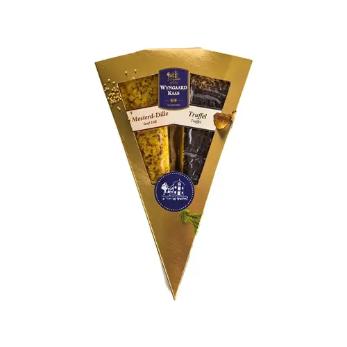 Pointe Fromage Duo dorée Moutarde -Aneth/Truffe 200 g 