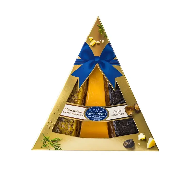 Trio kaaspuntjes Goud Wyngaard Kaas & Reypenaer 290 g
