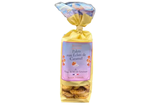 Trésors d'occitanie Les palets aux éclats de caramel & fleur de sel 130 g