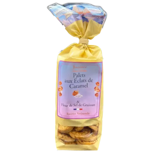 Les palets aux éclats de caramel & fleur de sel 130 g 