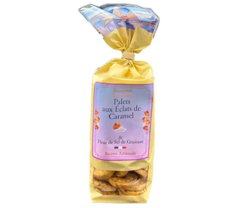 Les palets aux éclats de caramel & fleur de sel 130 g
