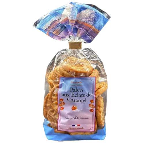 Les palets aux éclats de caramel & fleur de sel 60 g 