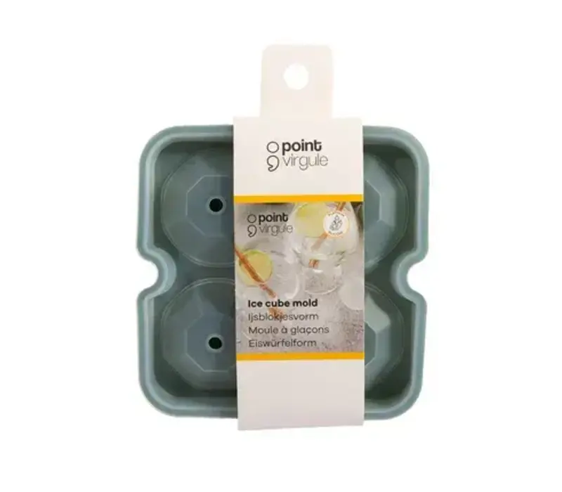 Ice cube mold diamond Forest Green 12 x 12 x 4 cm