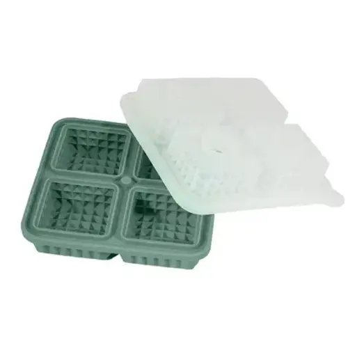 Ice cube spike mold Forest Green 14 x 14 x 6 cm 