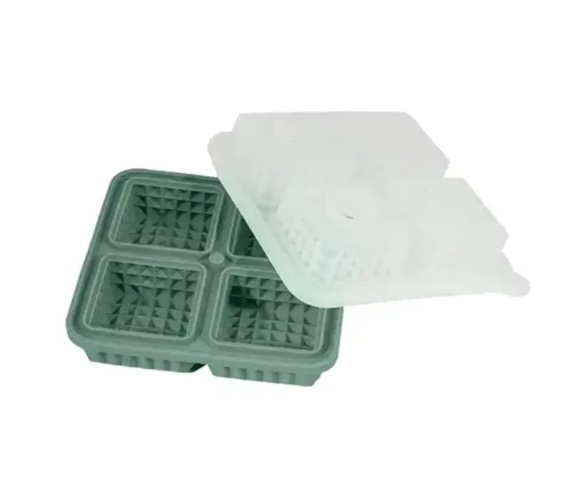 IJsvorm spike kubus Forest Green 14 x 14 x 6 cm