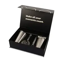 5-teiliges Cocktailset mit Boston-Shaker