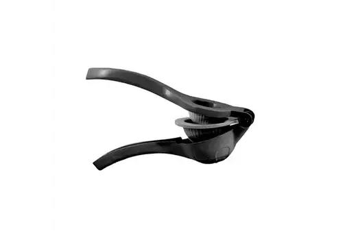 Point Virgule Presse-citron et presse-lime en aluminium, noir, 22 x 7 x 6 cm