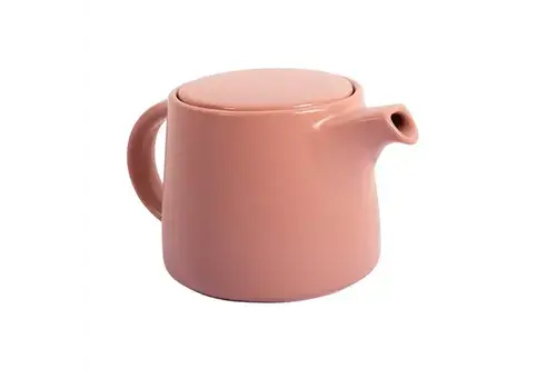 Point Virgule Rose Sand stoneware teapot with stainless steel infuser 8 x 7 x 7 cm