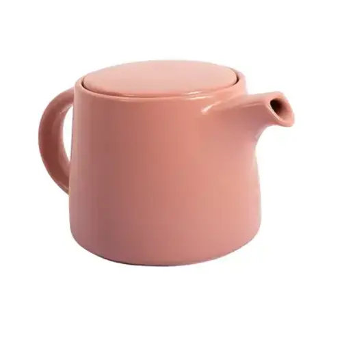 Rose Sand stoneware teapot with stainless steel infuser 8 x 7 x 7 cm 
