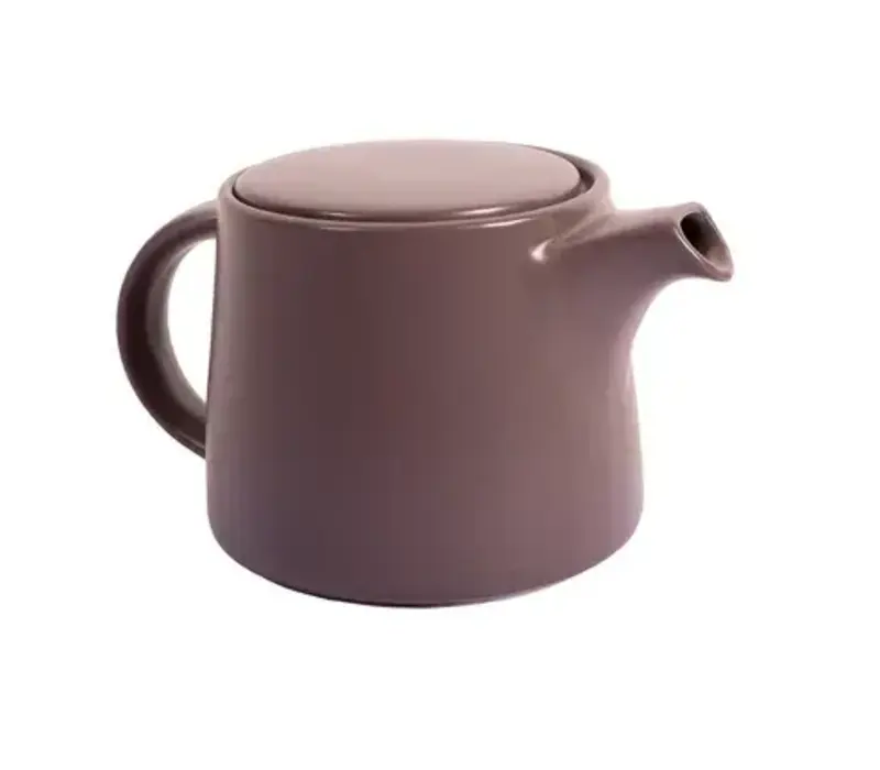 Midnight Mocha stoneware teapot with stainless steel infuser 8 x 7