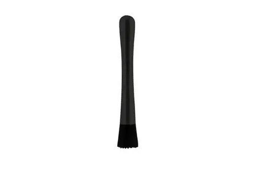 Cocktail Stamper uit RVS Zwart