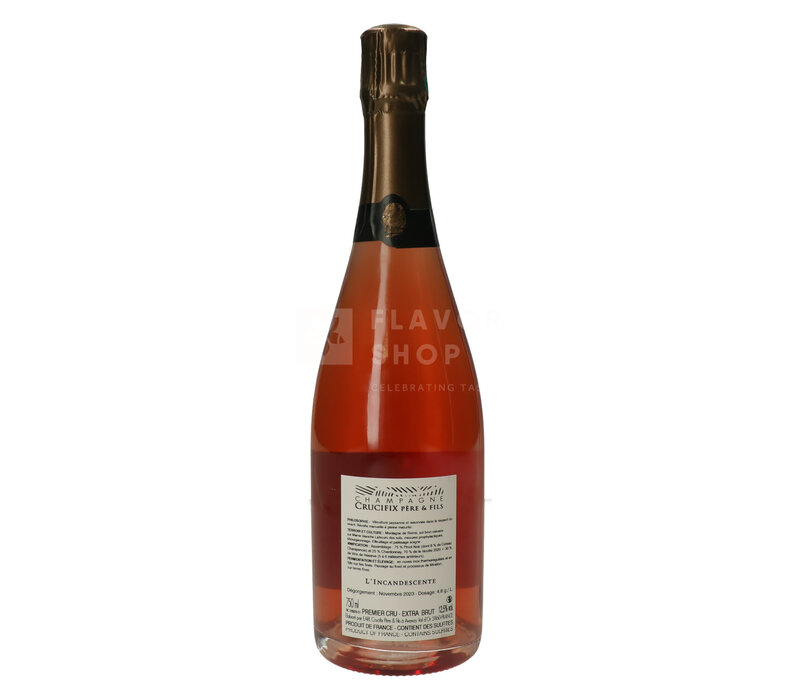 Champagner Crucifix L'Incandescente - Rosé Brut 75 cl