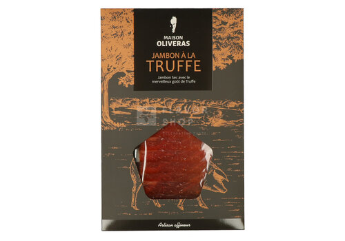 Jambons Oliveras Dried ham with summer truffle 70 g