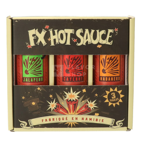 Geschenkbox Hot Sauces 3 x 90 ml 