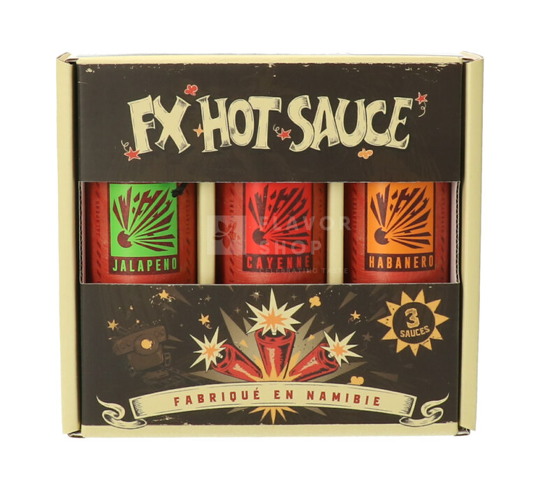 Gift box Hot Sauces 3 x 90 ml