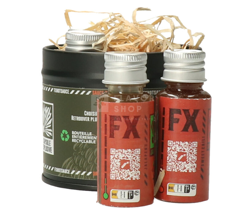 Coffret cadeau Hot Sauces 5 x 20 ml