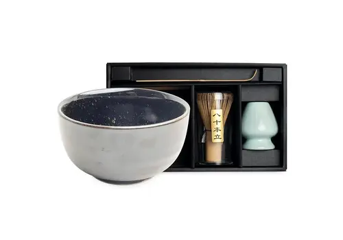 Edo Japan Iro Black Matchaset XL, thee giftset