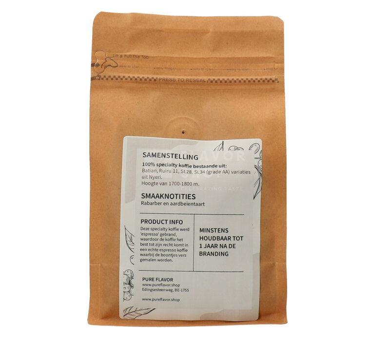 Ngandu - Kenia Espresso Koffie BONEN 250 g Flavor Shop