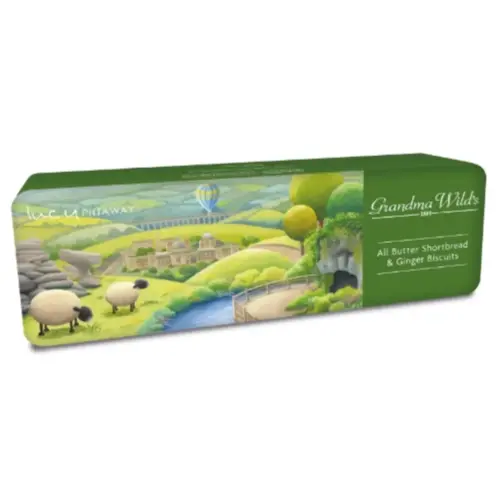 Yorkshire life tin - Shortbread & Ginger biscuits 300 g 