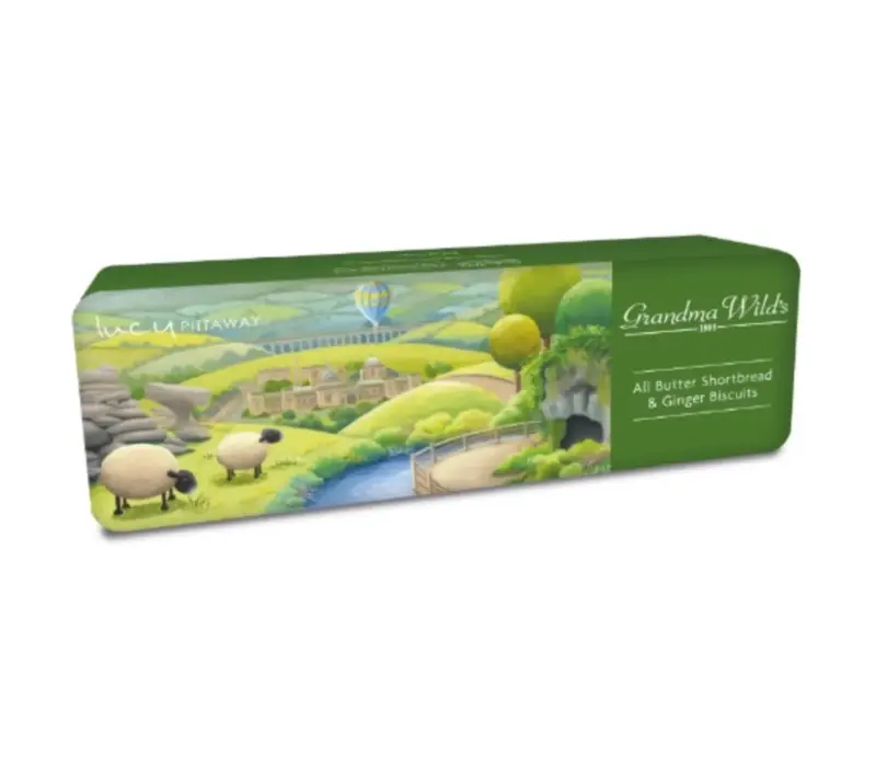 Yorkshire life tin - Shortbread & Ginger biscuits 300 g