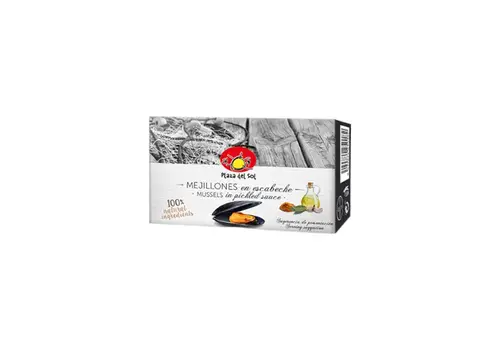 Plaza del Sol Mosselen ‘mejilones’ escabeche 115 g