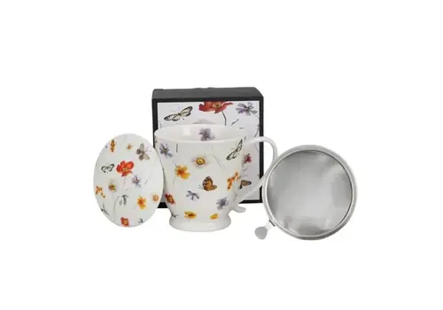 Duo Flowers CELEBRATE TODAY, Mug en Infuser , 480 ml, MARGARET giftbox