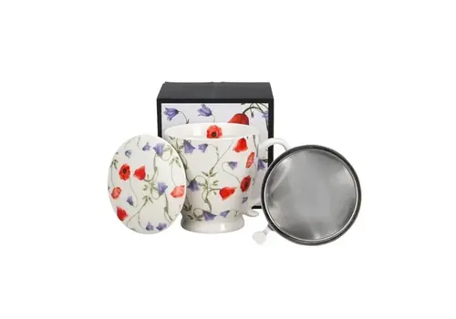 Duo Flowers CELEBRATE TODAY, Mug en Infuser, 480 ml, ANGELA, giftbox