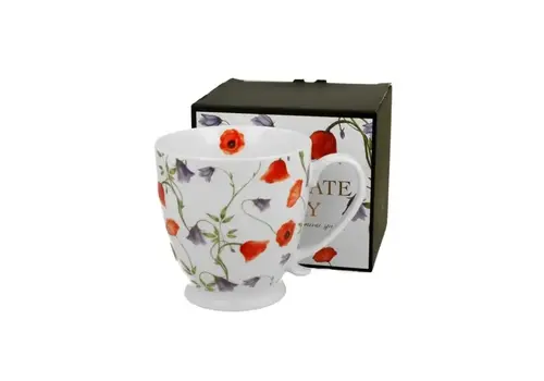Flowers CELEBRATE TODAY, Footed Mug, 480 ml, ANGELA, giftbox